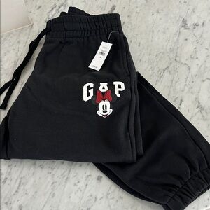 GAP Kids Black Minnie Mouse Joggers